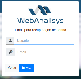 recuperação de senha